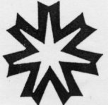 北海道ほっかいどう（由来）開拓使時代の旗のイメージを七光星として表したものです。①札幌（さっぽろ）②ハマナス③タンチョウ④エゾマツ
