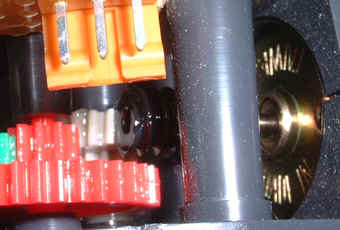 ウォームとホイールの勘合