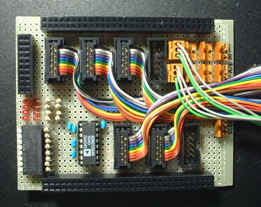 ケーブル取りまわし写真