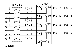 P2スイッチ回路図