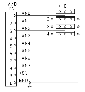 A/D用入力回路