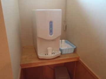 公衆浴場では珍しい？冷水のサービスの写真